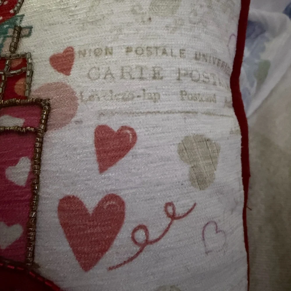 Bella Luxx Red Car Holiday Pillow